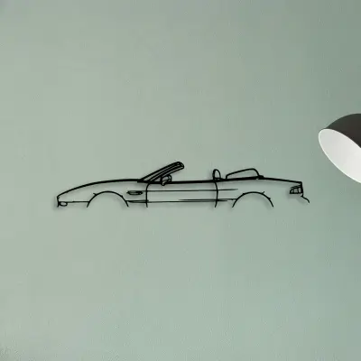DB7 Volante 1999 — XS (50 cm) metal wall art