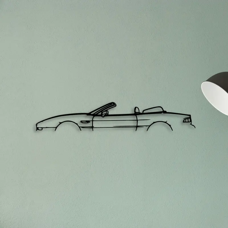 DB7 Volante 1999 — XS (50 cm) metal wall art