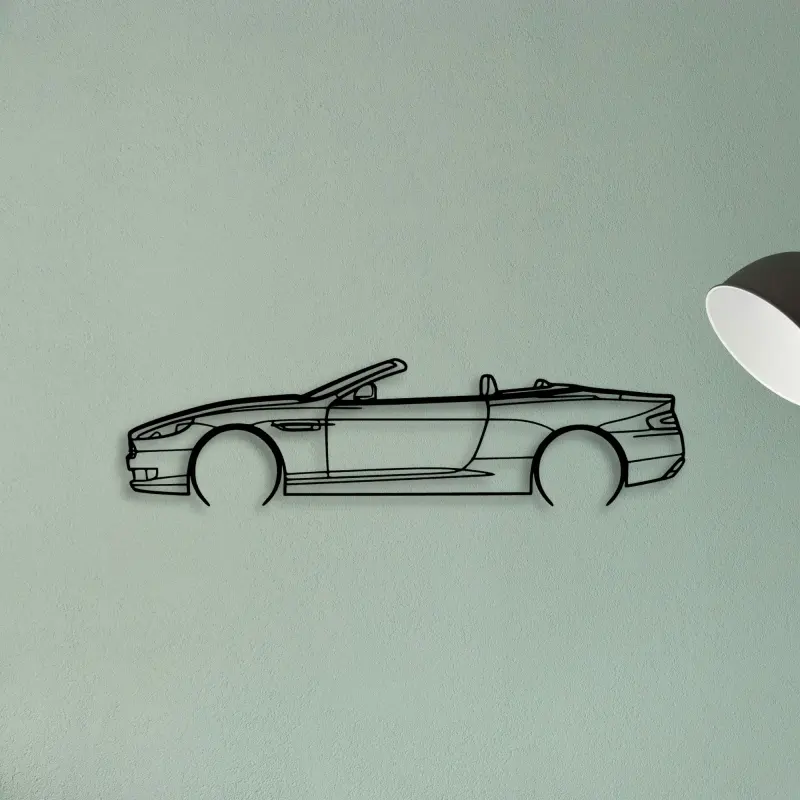 DB9 Convertible 2008 — XS (50 cm) metal wall art