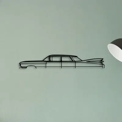 DE 1959 Sedan — XS (50 cm) metal wall art