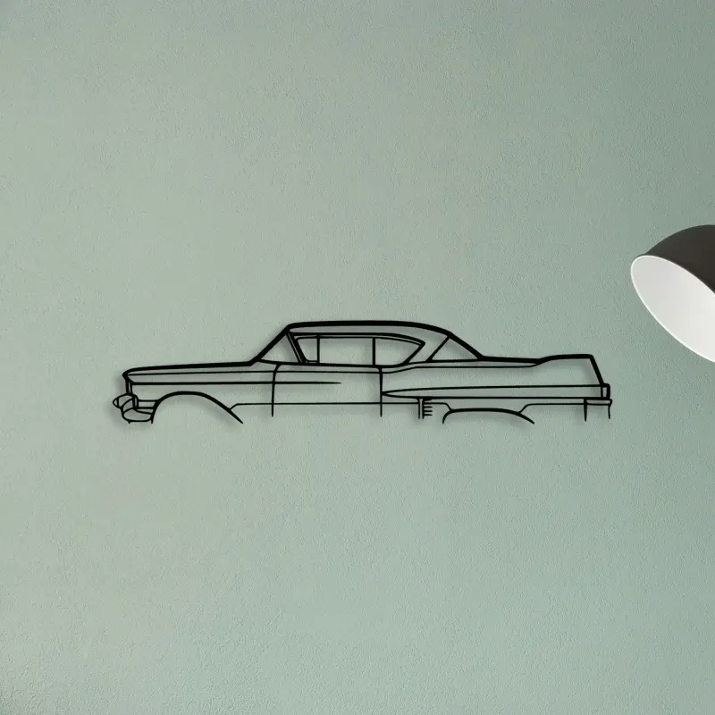 DE Coupe 1957 — XS (50 cm) metal wall art