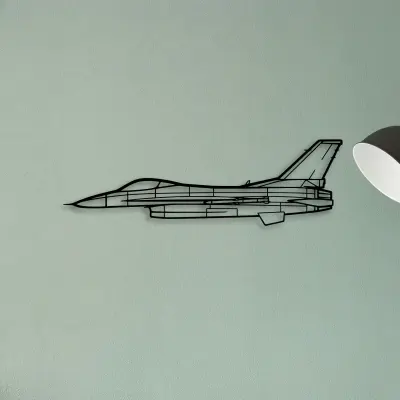 De Havilland Beaver — XS (50 cm) metal wall art