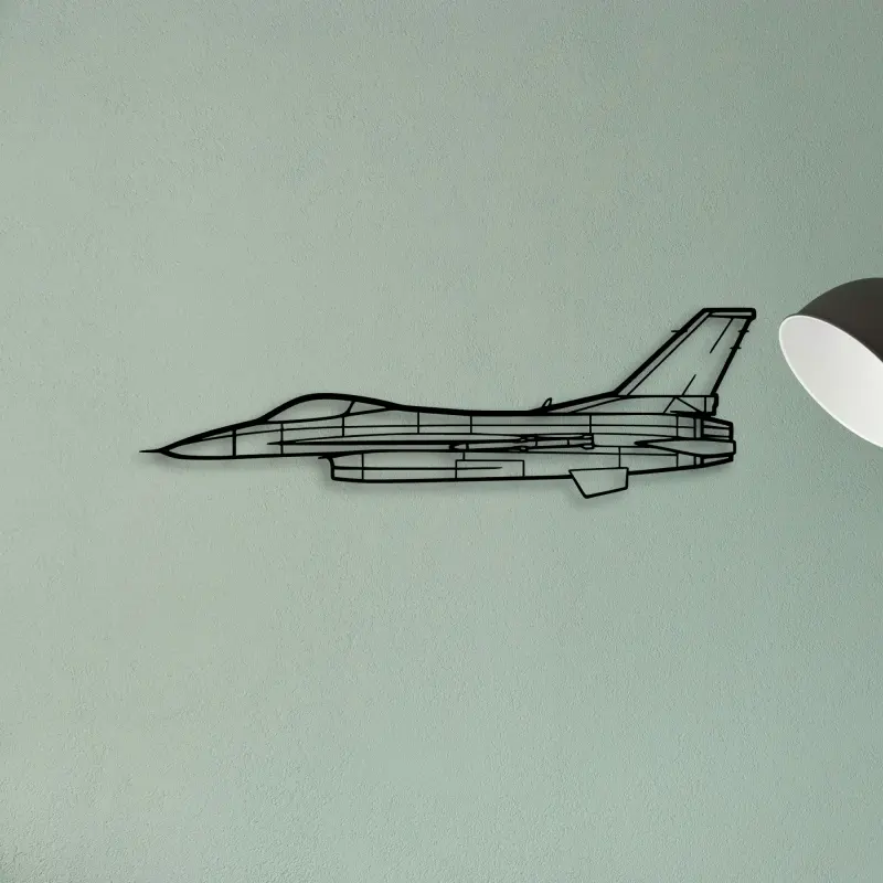 De Havilland Beaver — XS (50 cm) metal wall art