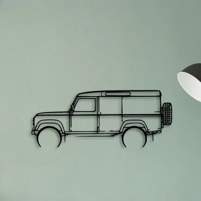 Defender 110 1992 — XS (50 cm) metal wall art