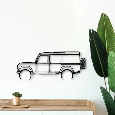 Land Rover Defender 110 1992 metal profile from the Tinvibe range