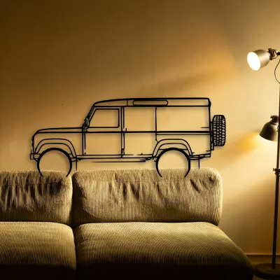 Land Rover Defender 110 1992 metal profile from the Tinvibe range