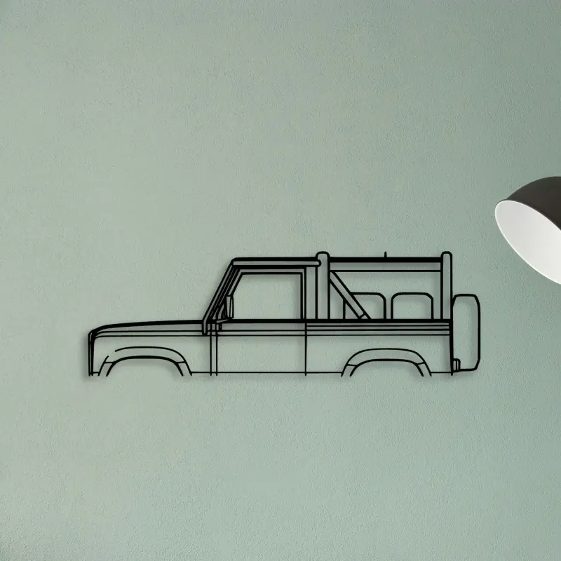 Defender 90 1994 — XS (50 cm) metal wall art