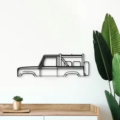 Land Rover Defender 90 1994 laser-cut outline from the Tinvibe range