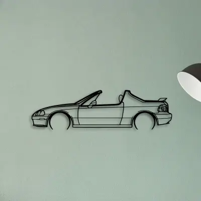 DEL SOL 1993 — XS (50 cm) metal wall art