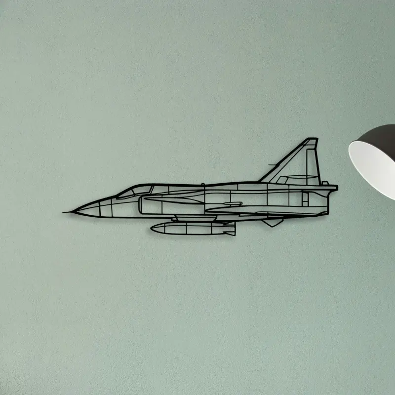 Dhc 2 Mk I — XS (50 cm) metal wall art