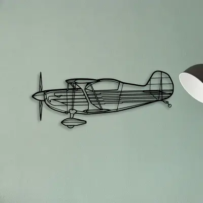Dhc 6 Twin Otter — XS (50 cm) metal wall art