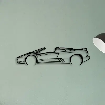 Diablo Roadster 1997 — XS (50 cm) metal wall art