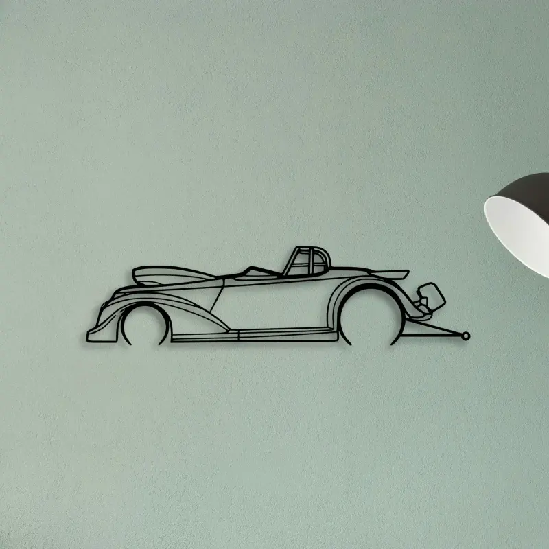 Drag 1937 — XS (50 cm) metal wall art