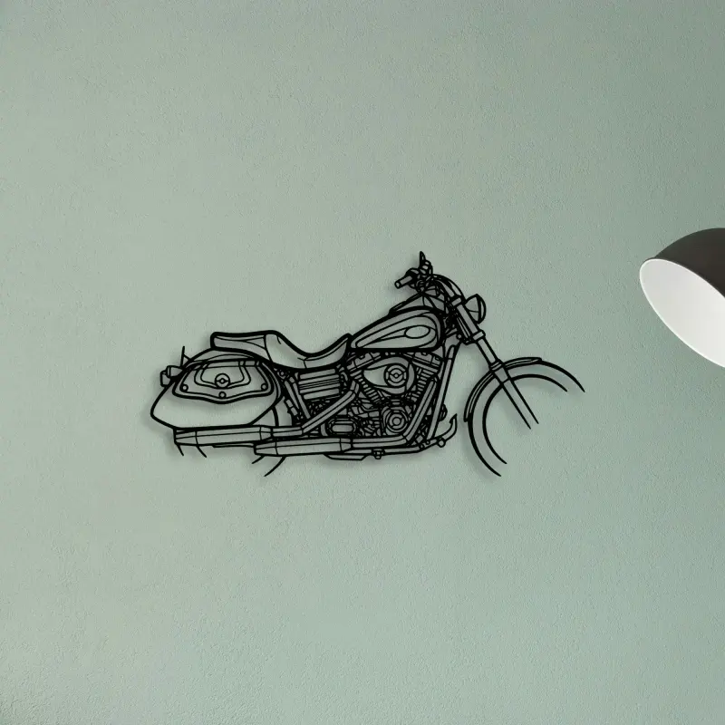 Dyna Low Rider 2008 — XS (50 cm) metal wall art