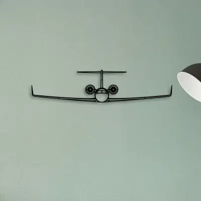 E 2C Hawkeye — XS (50 cm) metal wall art