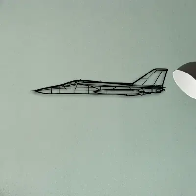 E 2D Hawkeye — XS (50 cm) metal wall art