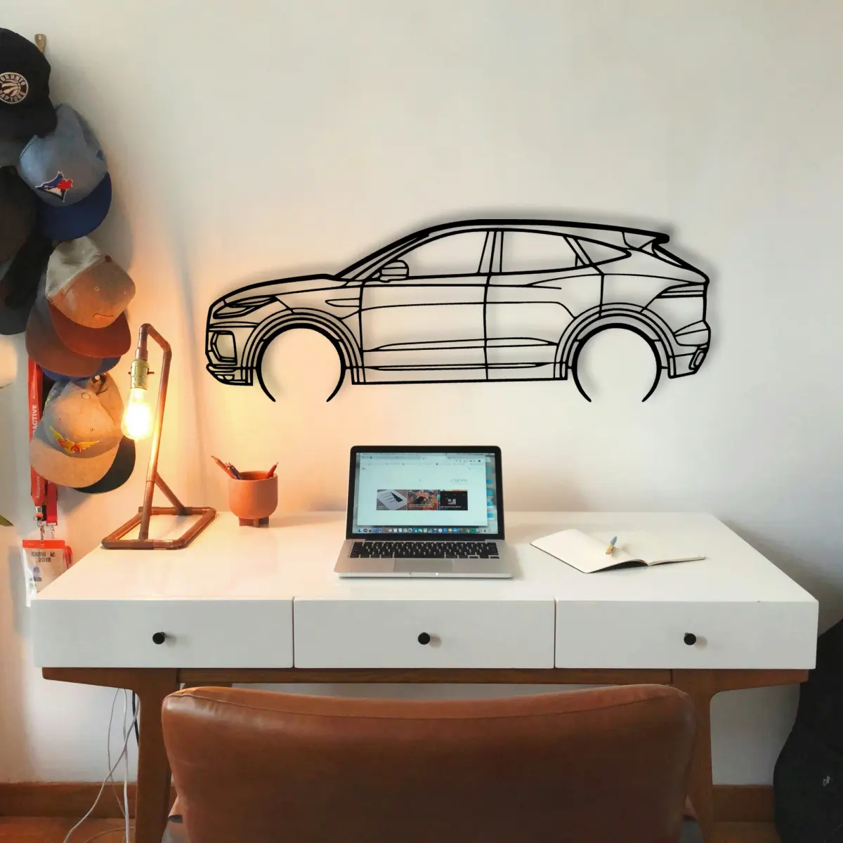 Jaguar E Pace R Dynamic 2022 laser-cut outline from the Tinvibe range