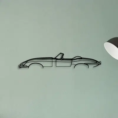 E Type 1966 — XS (50 cm) metal wall art