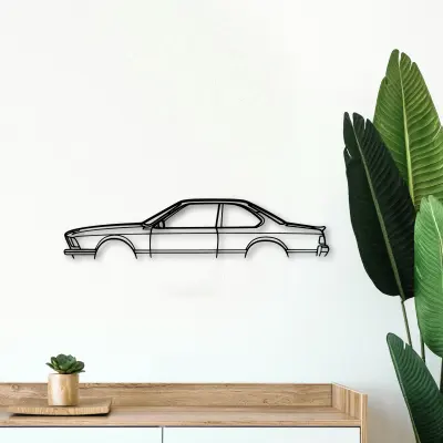 Bmw E24 635 Csi 1975 cut-metal silhouette from the Tinvibe range