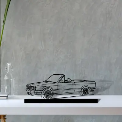 e30-convertible — S (30 cm) metal wall art