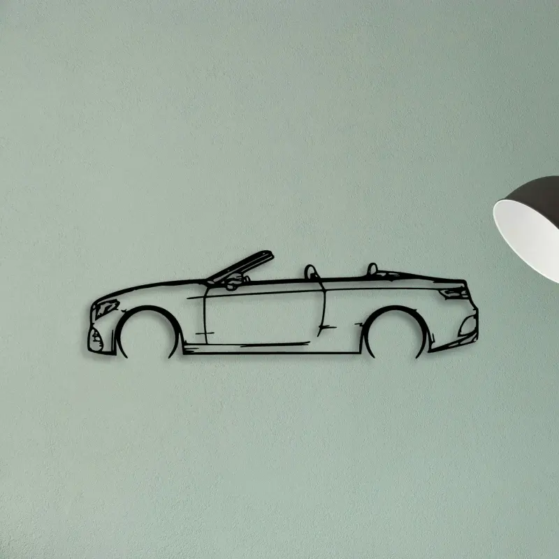 E450 2020 Cabrio — XS (50 cm) metal wall art