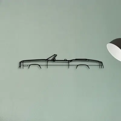 Eldo Convertible 1975 — XS (50 cm) metal wall art