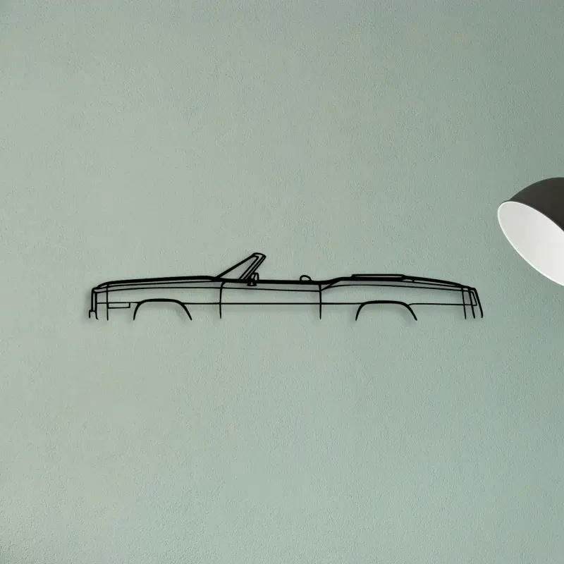 Eldo Convertible 1975 — XS (50 cm) metal wall art