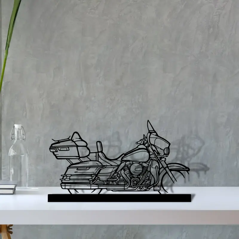 electra-glide — S (30 cm) metal wall art