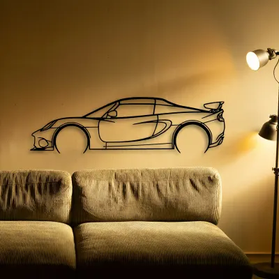 Lotus Elise Cup 250 2018 cut-metal silhouette from the Tinvibe range