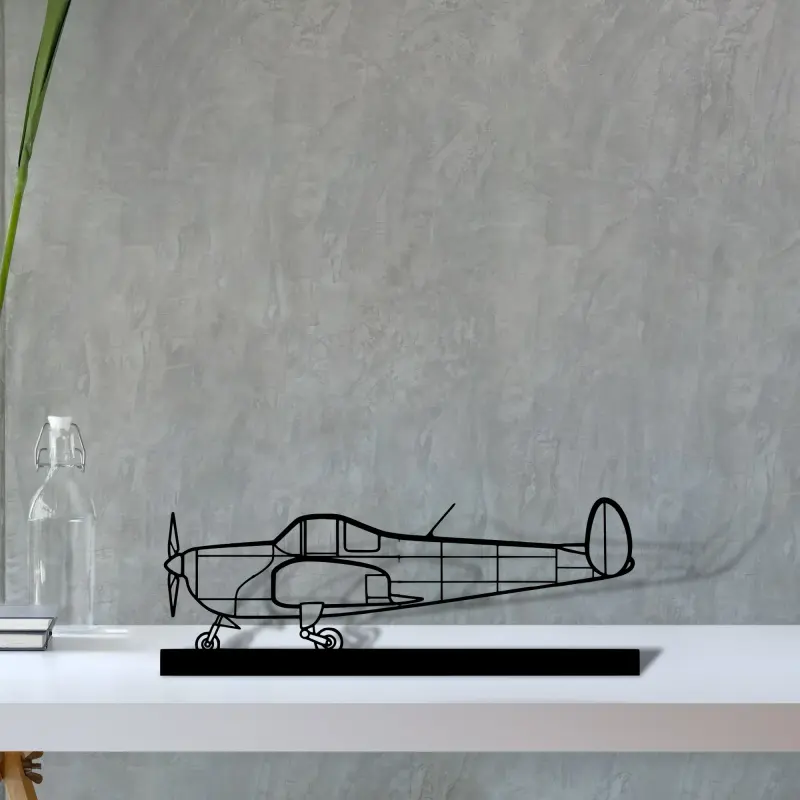 ercoupe-415-c — S (30 cm) metal wall art