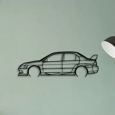 EVO VIII Widebody — XS (50 cm) metal wall art