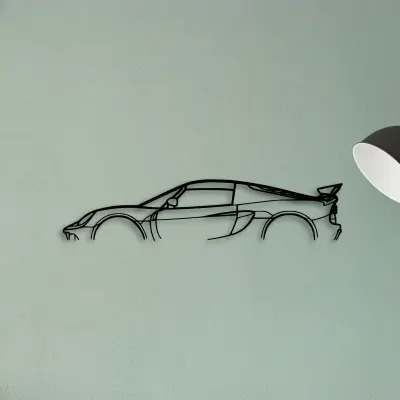Exige 410 — XS (50 cm) metal wall art