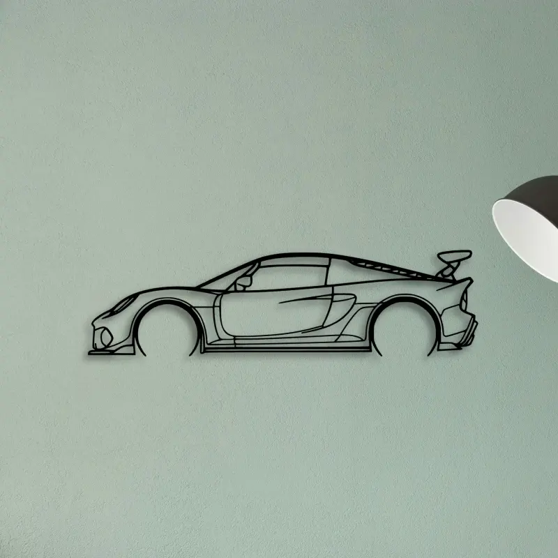 Exige 430 CUP 2020 — XS (50 cm) metal wall art
