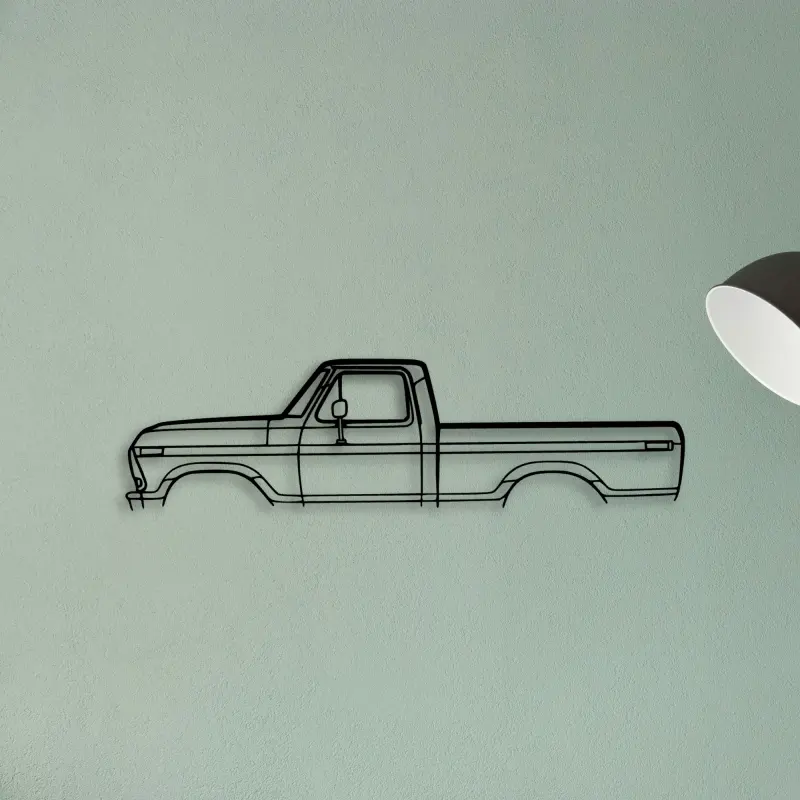 F 100 — XS (50 cm) metal wall art