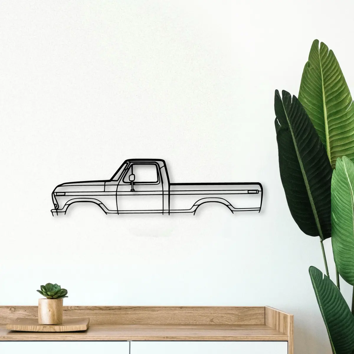 Ford F 100 cut-metal silhouette from the Tinvibe range