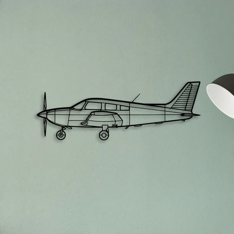 F 111 Aardvark — XS (50 cm) metal wall art