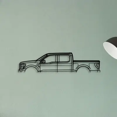 F 150 Tremor 2022 — XS (50 cm) metal wall art