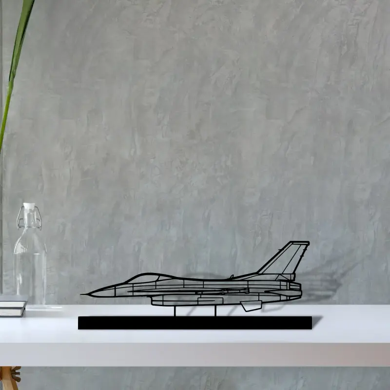 f-16c-block-50-2 — S (30 cm) metal wall art