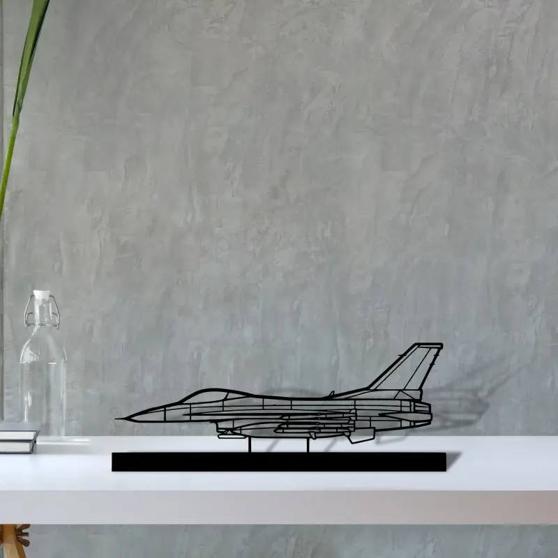 f-16c-missiles-2 — S (30 cm) metal wall art