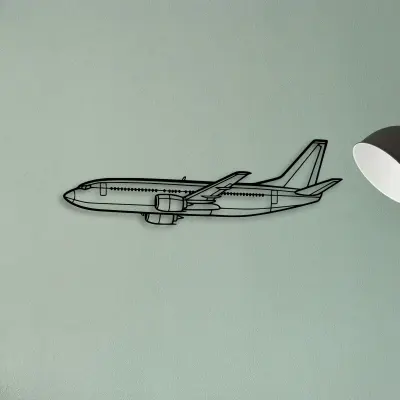 F 16D — XS (50 cm) metal wall art