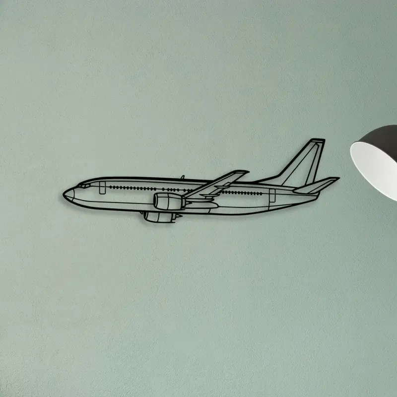 F 16D — XS (50 cm) metal wall art