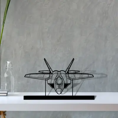f-22-raptor-4 — S (30 cm) metal wall art