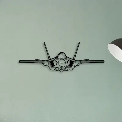 F 35A Lightning Ll 2 — XS (50 cm) metal wall art