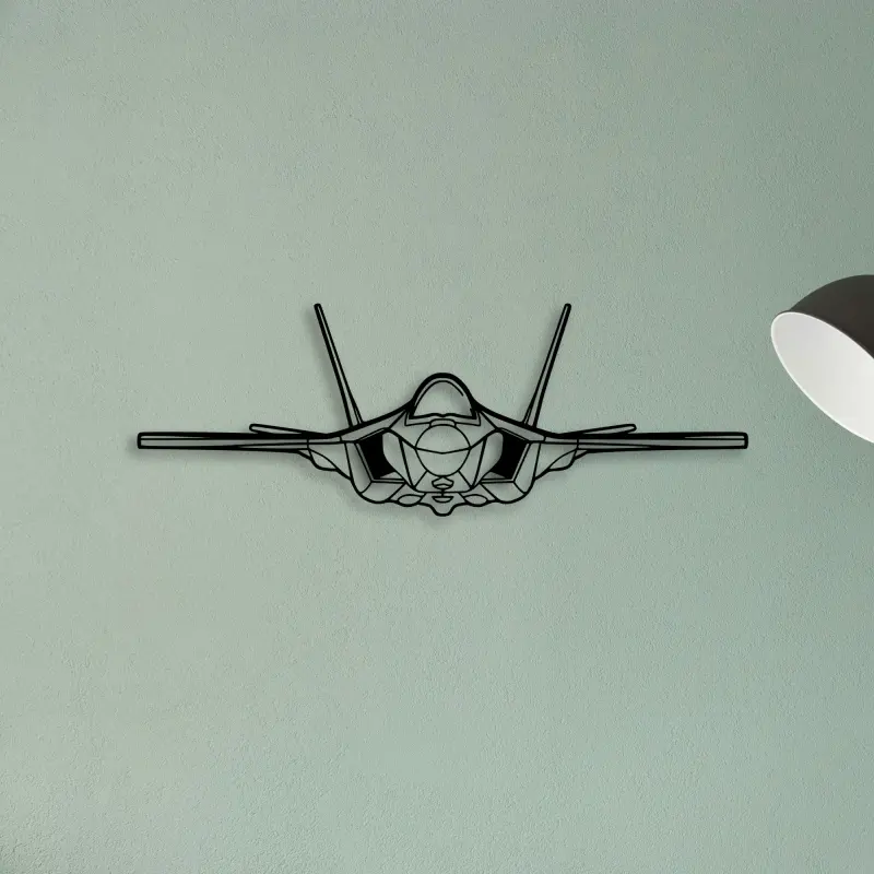 F 35A Lightning Ll 2 — XS (50 cm) metal wall art