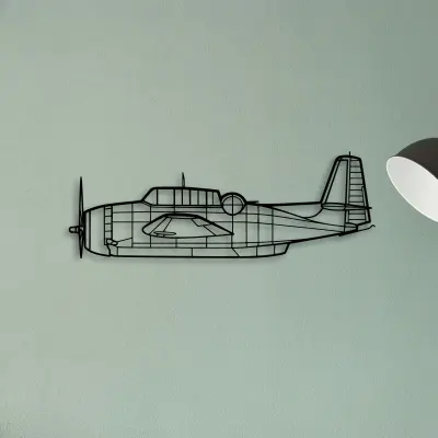 F 4C Phantom — XS (50 cm) metal wall art