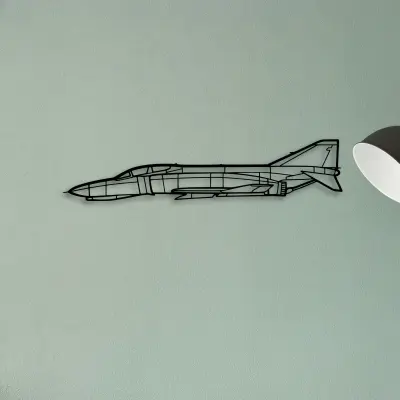 F 4C Phantom Ii — XS (50 cm) metal wall art