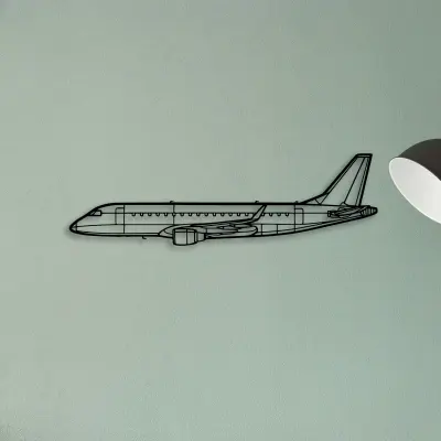 F 4E Phantom — XS (50 cm) metal wall art