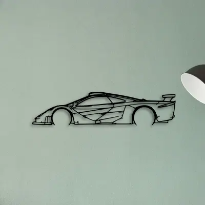 F1 GTR Longtail — XS (50 cm) metal wall art