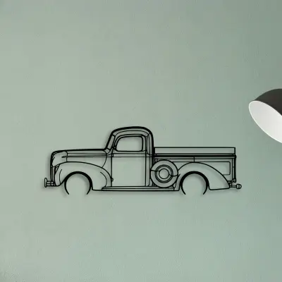 F100 1940 — XS (50 cm) metal wall art