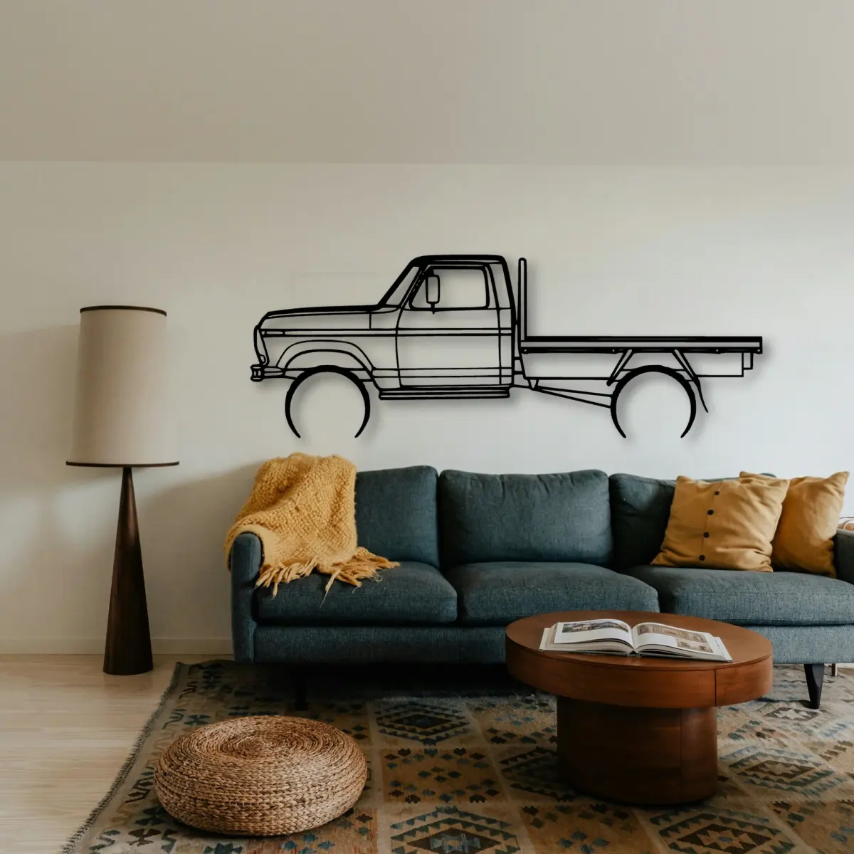 Ford F100 Tray 1977 laser-cut outline from the Tinvibe range